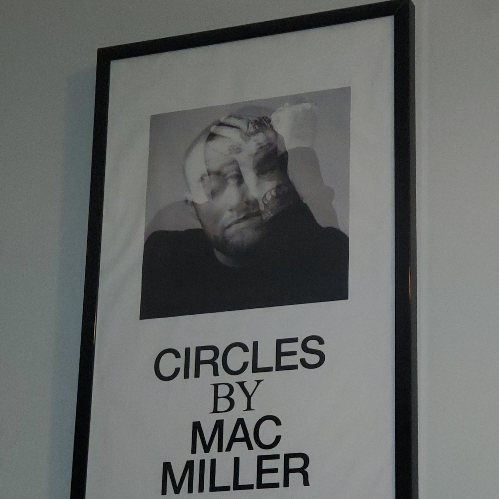 MAC MILLER  "CIRCLES" ALBUM COVER  -  XL Wall Art Poster (24×36) Auth